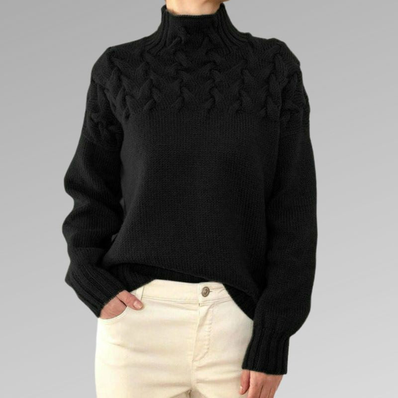 Lucy | Elegant Cable Sweater