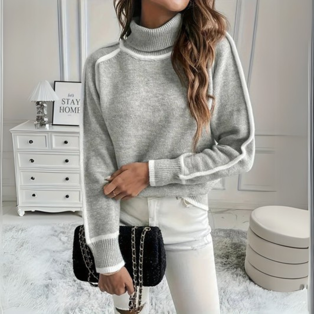 Dominique | Elegant Turtleneck Sweater