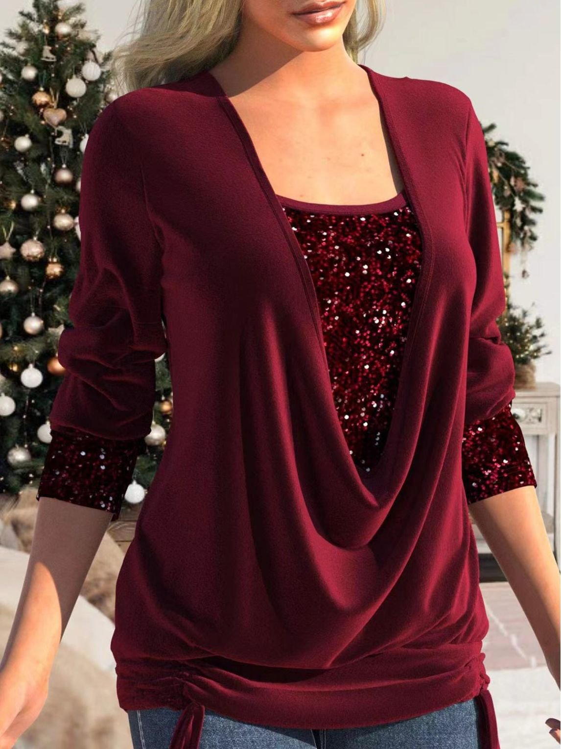 Melanie | Glamour Sparkle Top