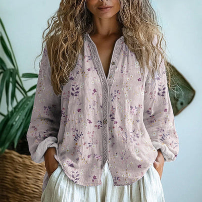 Sofia™ | Casual Blouse with Nature Print