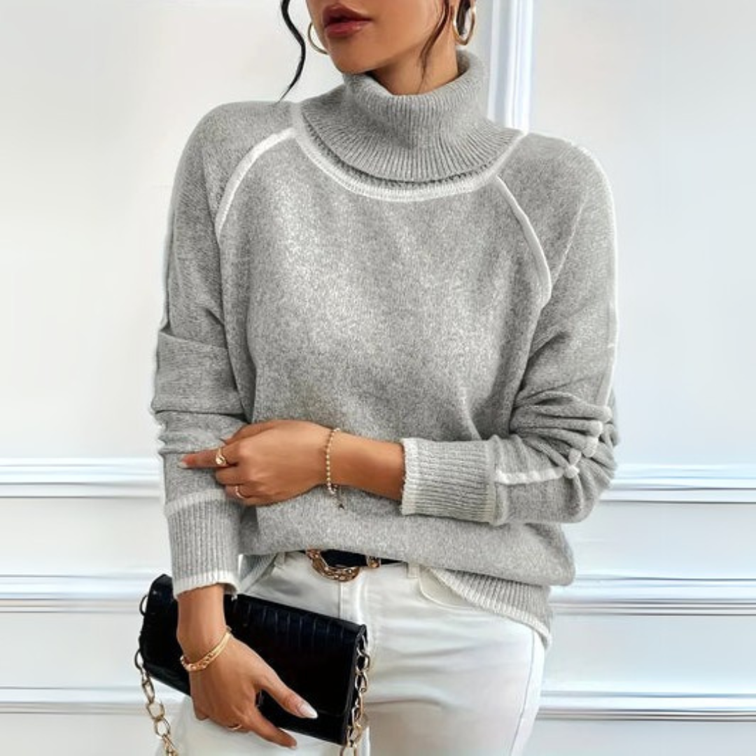 Dominique | Elegant Turtleneck Sweater
