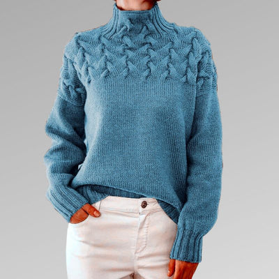 Lucy | Elegant Cable Sweater