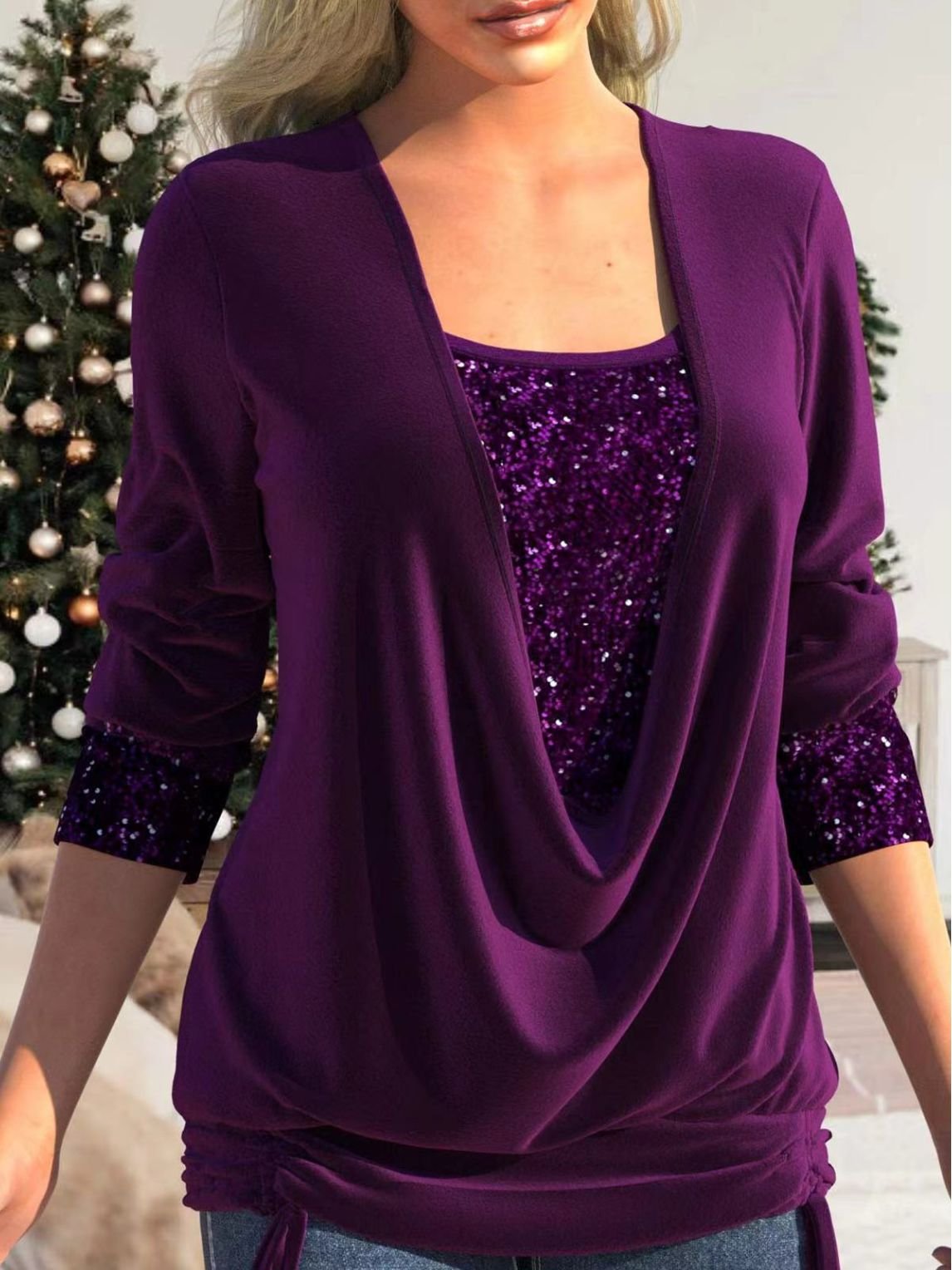 Melanie | Glamour Sparkle Top