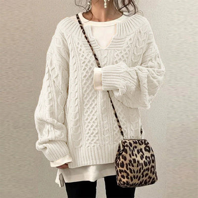 Elizabeth | Cable-knit Winter Sweater