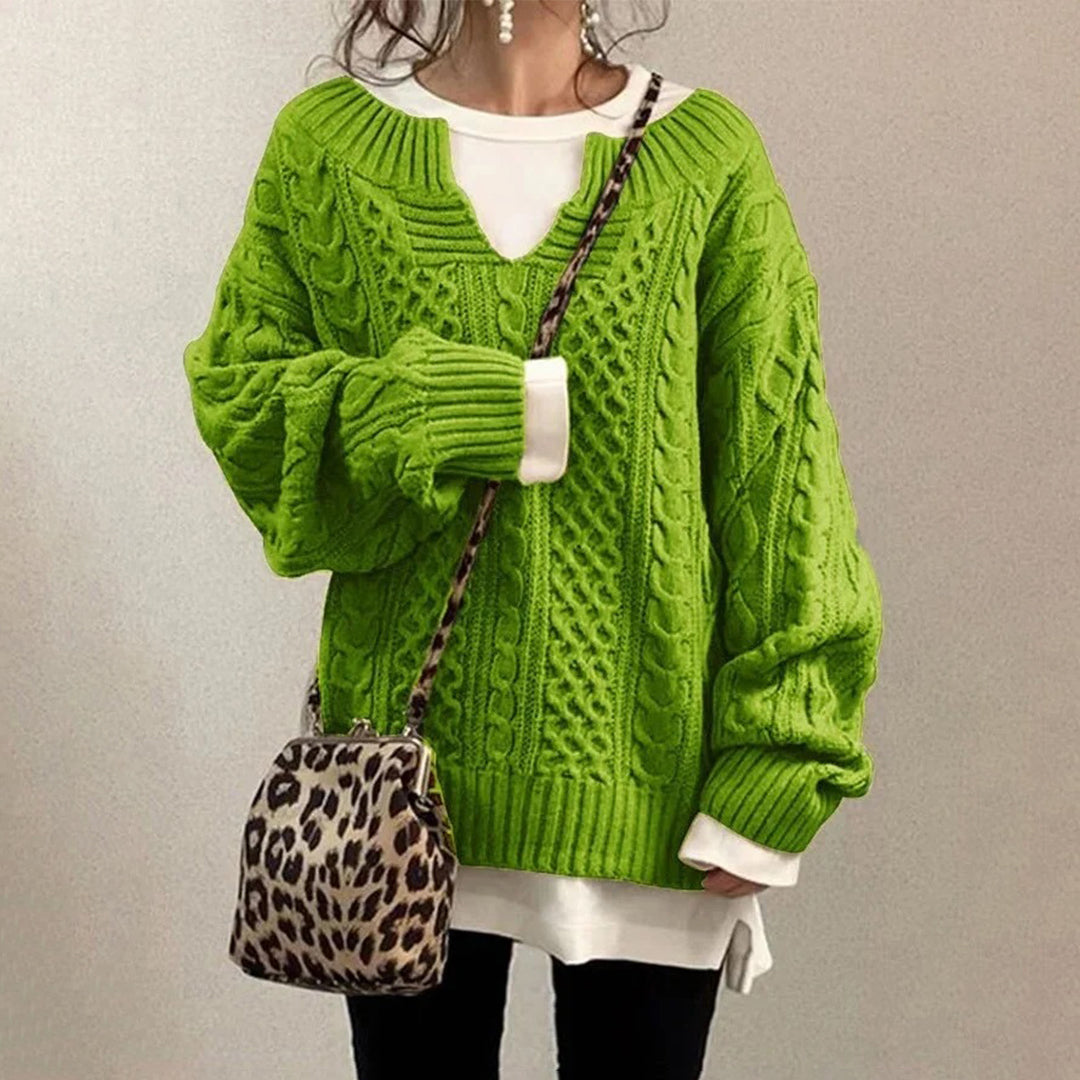 Elizabeth | Cable-knit Winter Sweater